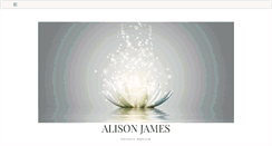Desktop Screenshot of alisonjames.us