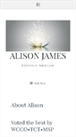 Mobile Screenshot of alisonjames.us